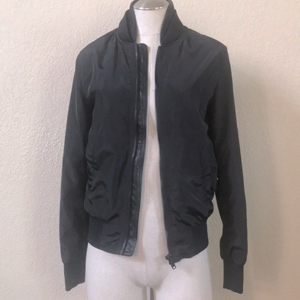 Zara Men Bomber Jacket Black